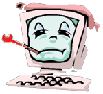 Sick Computer Image